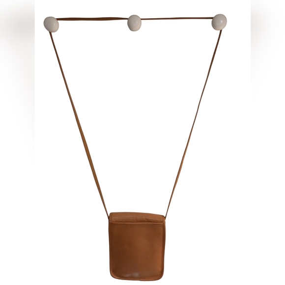 Carlos Falchi crossbody/shoulder bag/purse Small Brown leather Croc and serpent - Picture 4 of 8